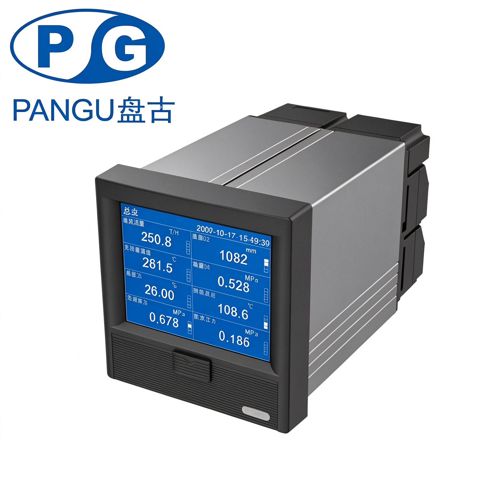 Industrial paperless recorder for process monitoring and plant data acquisition
